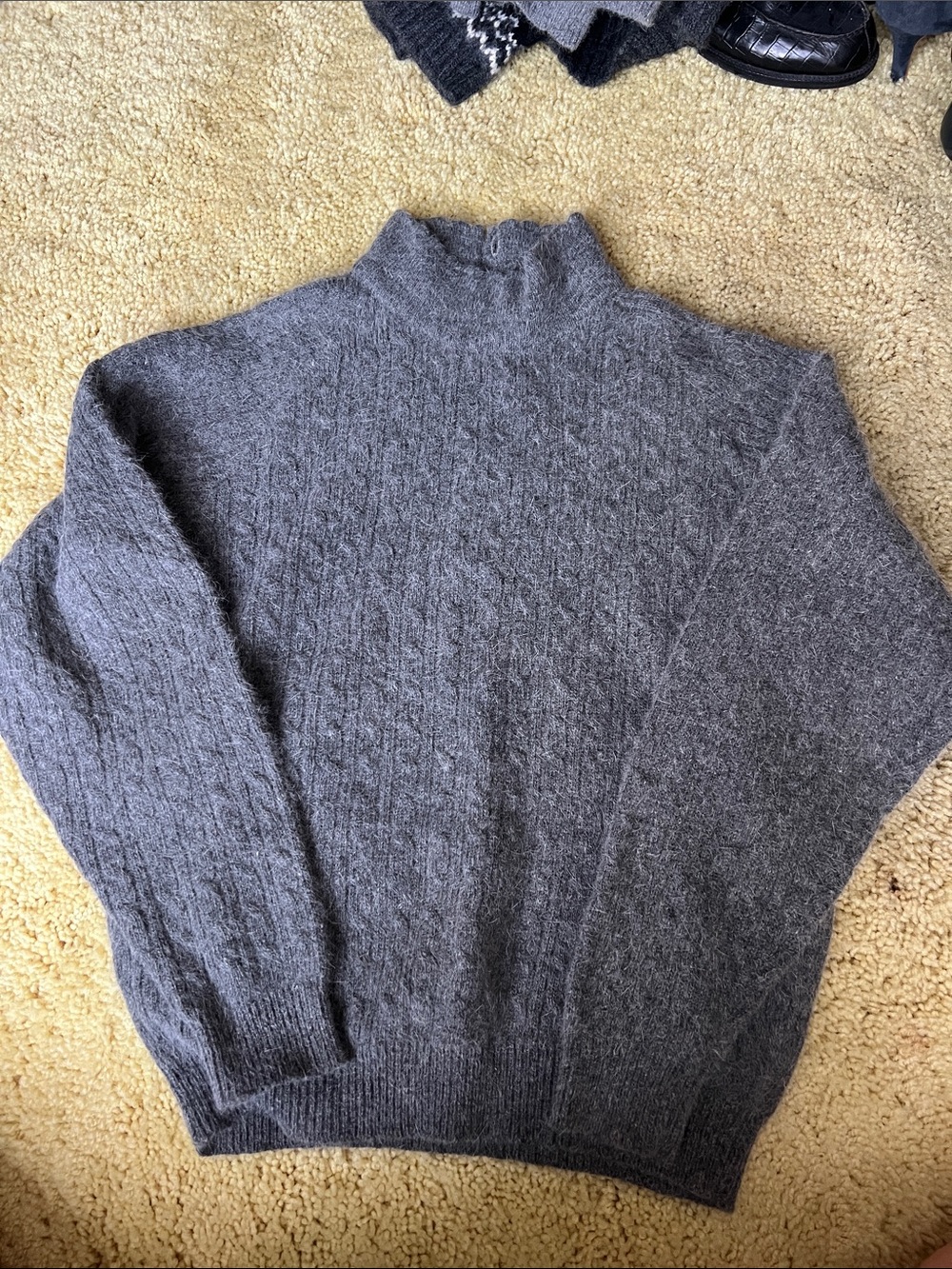Talbots Gray Turtleneck Sweater